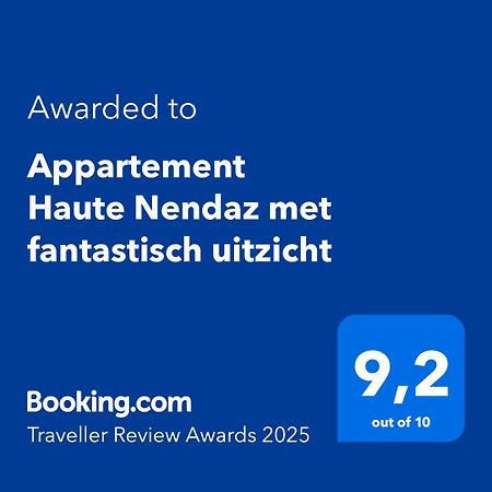 Appartement Haute Nendaz Met Fantastisch Uitzicht Exterior photo